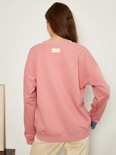 ЖЕНСКИЙ СВИТШОТ РОЗОВЫЙ "ДАРИ"