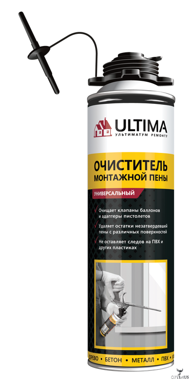 Очиститель монтажной пены ULTIMA Professional, 500 мл