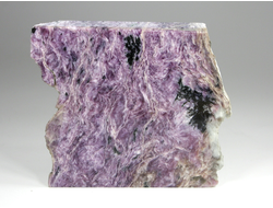 Чароит, полированный срез с двух сторон, Россия (95*81*13 мм, 216 г) №25924