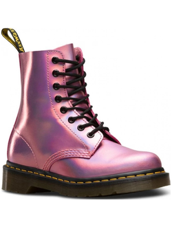 Ботинки Dr. Martens 1460 Pascal Iced Metallic 8 Eye розовые