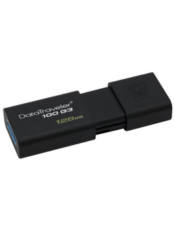 Флеш-память Kingston DataTraveler 100 G3, 128Gb, USB 3.0, DT100G3/128GB