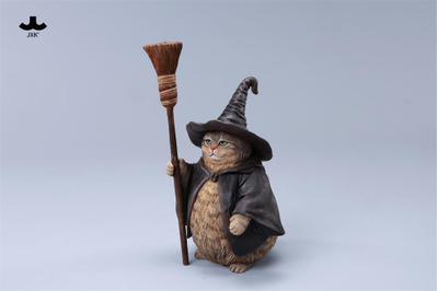 Котик-волшебник (коричневый) - Коллекционная фигурка 1/6 Wizard Cat (JXK-CS02B) - JXK