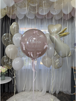 Набор шаров на выписку Папина принцесса