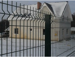 3D ограждение пруток 6мм в полимерном покрытии | ГОРЗАБОР