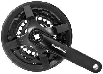 Система Shimano TY301, 170 мм, кв, 42/34/24, с защ., черн., AFCTY301C244CL