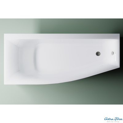 Astra-Form Ванна Скат левосторонняя 170/75 см белая