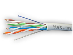 Витая пара Net.on UTP  4x2хAWG24 Cat.5e CCA внутренняя