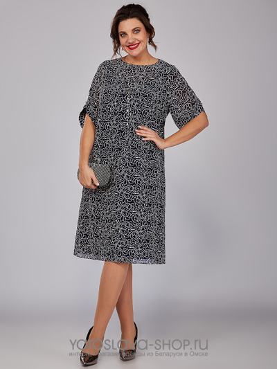 Воздушное и нежное нарядное платье из шифоновой ткани