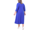 Трикотажное женское платье-лапша Арт. 15045-1883 (Цвет электрик) Размеры 50-68