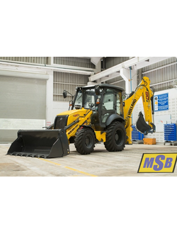 Стекло на экскаватор-погрузчик New Holland B80B