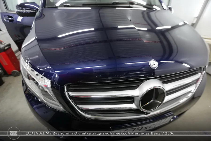 Оклейка защитной пленкой Mercedes Benz V-Class