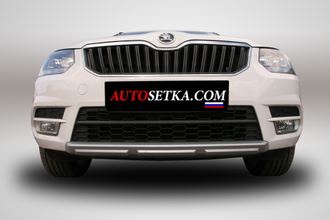 Premium защита радиатора для Skoda Yeti Monte Carlo без парктроников (2014-)