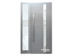 Алюминиевые входные двери уличные для дома Ryterna RD65