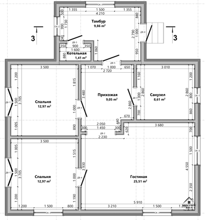 "Простор" 11 x 10 м