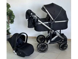 Детская коляска 3 в 1 Luxmom F2A Черный