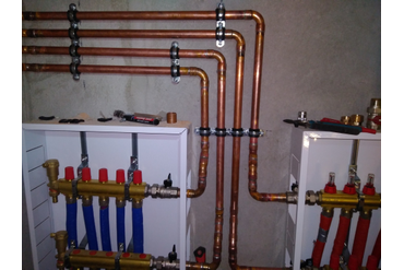  Фрагмент обвязки котельной.