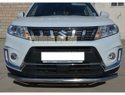 Защита переднего бампера d60 для Suzuki Vitara 2019-