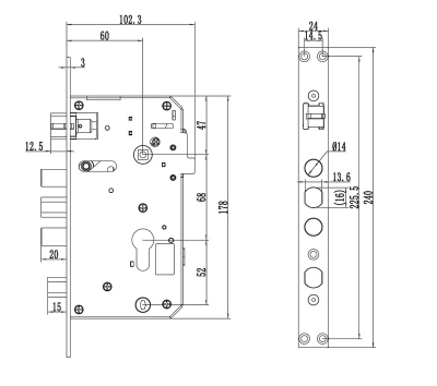 Электронный дверной замок Philips EasyKey 603