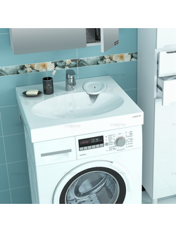 Раковина над стиральной машиной Луна 60Х60