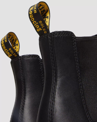 Челси Dr Martens Audrick Contrast Sole Leather Platform Chelsea Boots