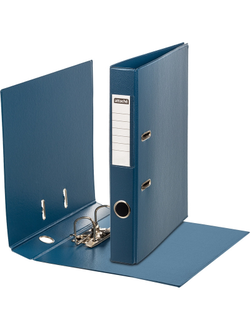 Папка-регистратор Attache с покрытием ПВХ, 50мм, темно-синий
