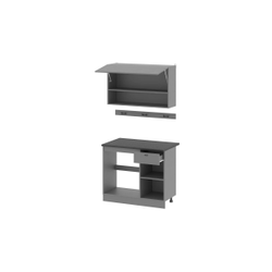 Кухонный Гарнитур "Энни" (1,0м) Графит