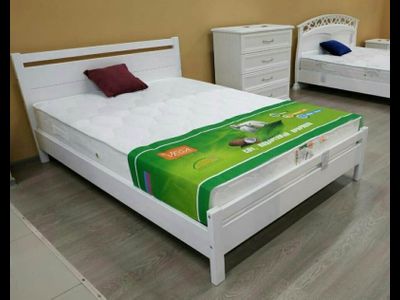 Кровать Вероника 1 белый античный  (Браво)