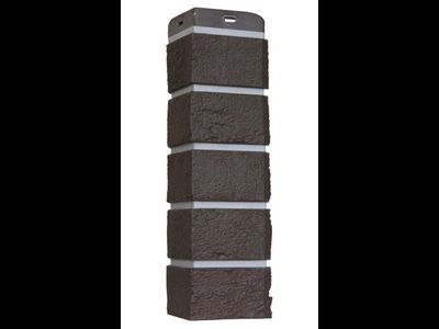 Угол Grand Line состаренный кирпич премиум Шоколадный