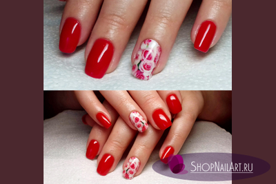 Слайдер-дизайн 022 - Нежные, розовые розы