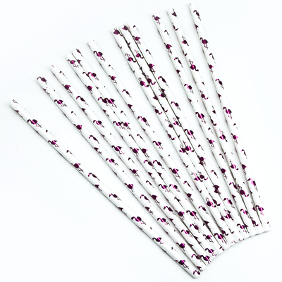 Трубочки для коктейля МИКС, 12 шт/уп