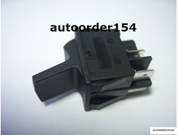 Выключатель тумблер чёрный широкий (с фиксацией) 03000126