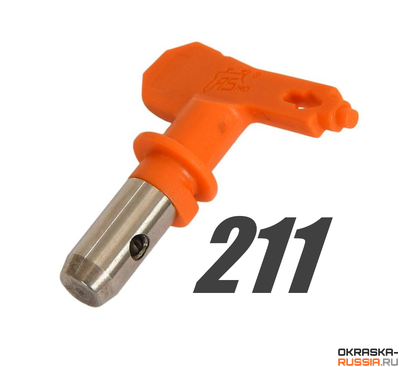 Сопло 211 окрасочное ASPRO для безвоздушного распыления краскопультом