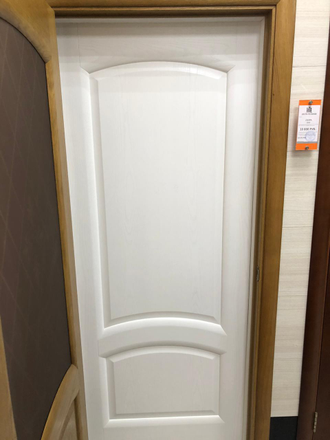 Межкомнатная дверь "Лаура" ясень жемчуг (глухая)