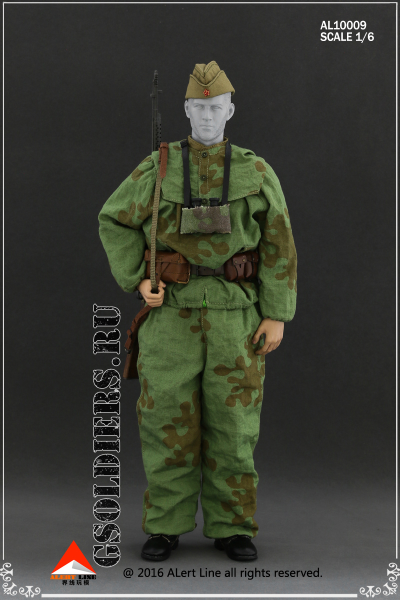 Советский снайпер с СВТ-40 - коллекционная фигурка 1/6 WWII The Soviets sniper suit AL10009 - Alert Line