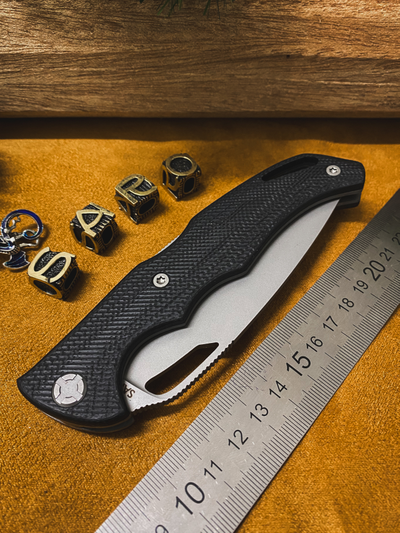 Складной нож Кайман EVO сталь K110, рукоять G10, цвет черный