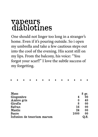 Vapeurs Diablotines духи от Sous le Manteau