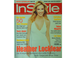Instyle Germany Magazine October 2003 Heather Locklear, Женские иностранные журналы,Intpress
