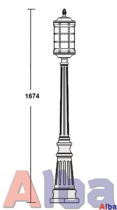Barselona 81211 bg Парковый светильник