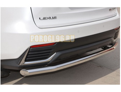 Защита заднего бампера  d60 для Lexus NX200/NX300 2017-