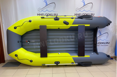 Моторная лодка Таймень NX 3800 НДНД PRO MAX желтый/графит