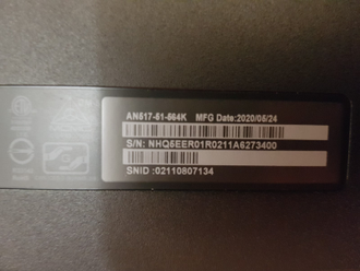 ACER NITRO 5 AN517-51-564K ( 17.3 FHD IPS I5-9300H GTX1050(3GB) 8GB 512SSD )