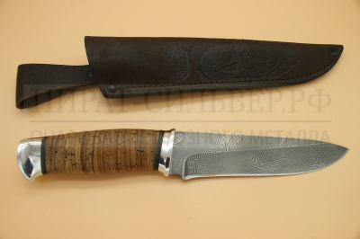 Нож "Н1"  нержавеющий дамаск  ЗЗОСС  Златоуст