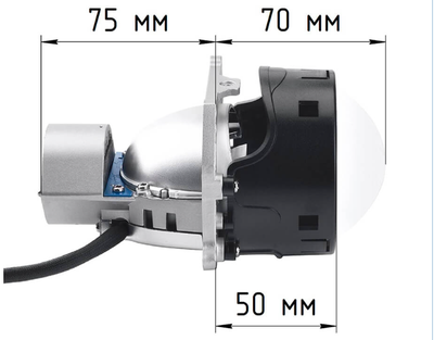 Билед модули Aozoom A17 Orion 3.0 дюйма, 2 чипа, 5500K, 12V, 58W/65W, крепление 3R (комплект, 2шт)
