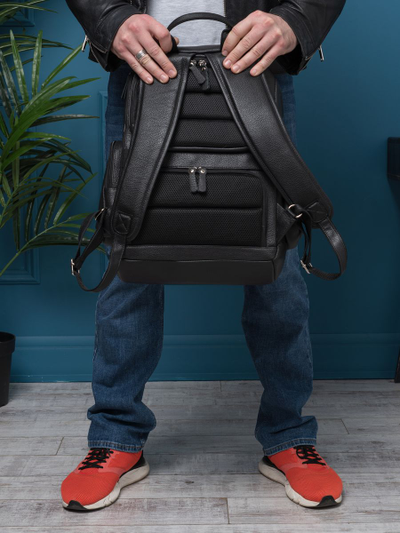 Кожаный рюкзак Vetralla black (арт. 3101-01)