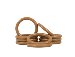 Кольца пластик св. дуб 10шт  [30265]