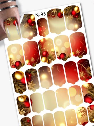 Пленка для маникюра Осень/Зима N-095