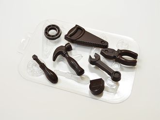Пластиковая форма для шоколада &quot;Инструменты&quot;