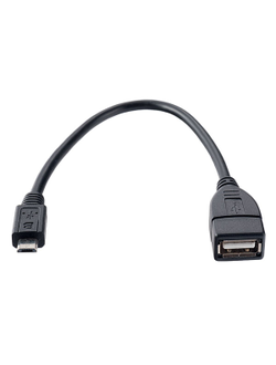 PERFEO Кабель USB2.0 A розетка - Micro USB вилка (OTG), длина 0,2 м (U4202)