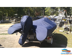 ТЕНТ НА ЛОДКУ РИБ АКВАБОТ 420