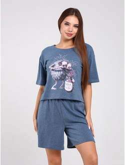 Пижама с шортами  Золотое руно MONSTRIKI № 328831